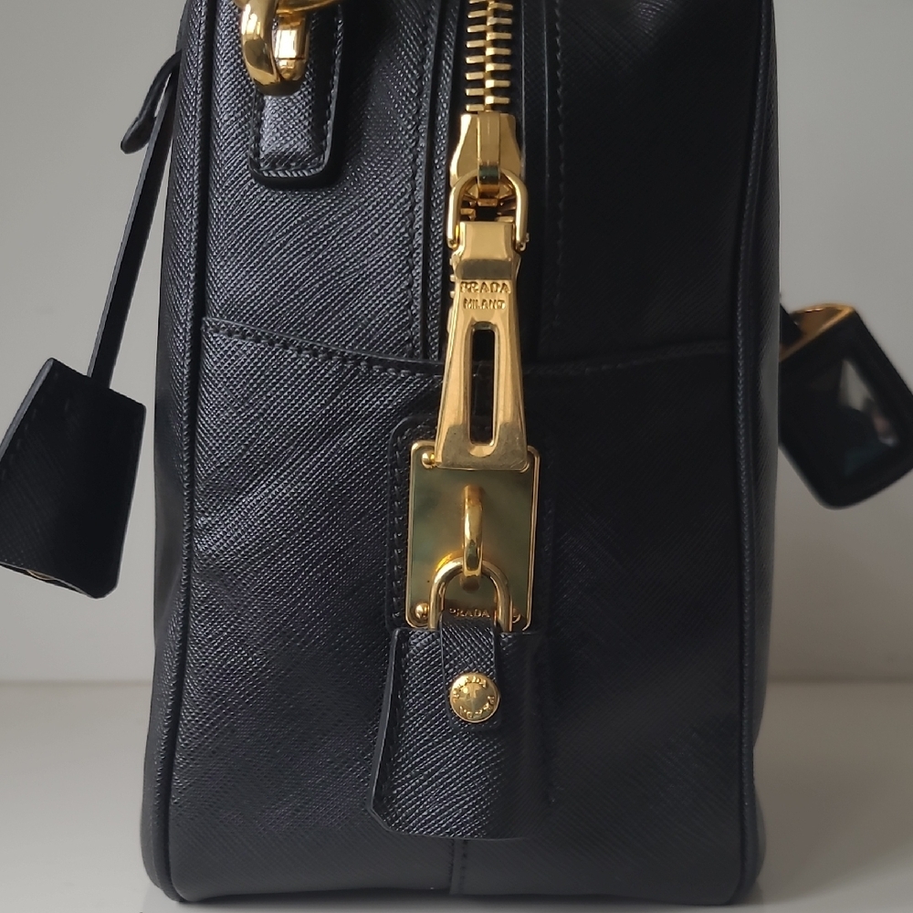 PRADA Saffiano Lux Square Satchel - Picture 6 of 12
